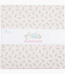 Gentler Times Backgrounds – Precut Quilting Cotton Fabric – 10" Squares