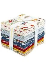 Independence - Precut Quilting Cotton Fabric - Fat Quarter - 24 Pieces