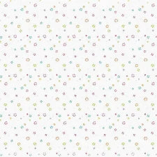 Chasing Rainbows - Quilting Cotton Fabric - Dots - White