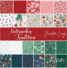 Nutcracker Tradition - Quilting Cotton Fabric - Adorn the Tree - Snow