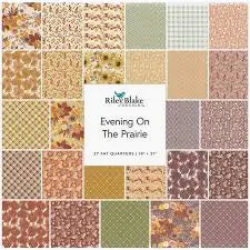 Evening on the Prairie - Quilting Cotton Fabric - Cream