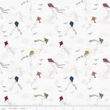 A Spoonful of Sugar - Quilting Cotton Fabric - Let's Go Fly a Kite - Cloud