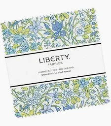 Everlasting - Liberty - Precut Quilting Cotton Fabric - 5" Squares - 42 pieces (Copy)