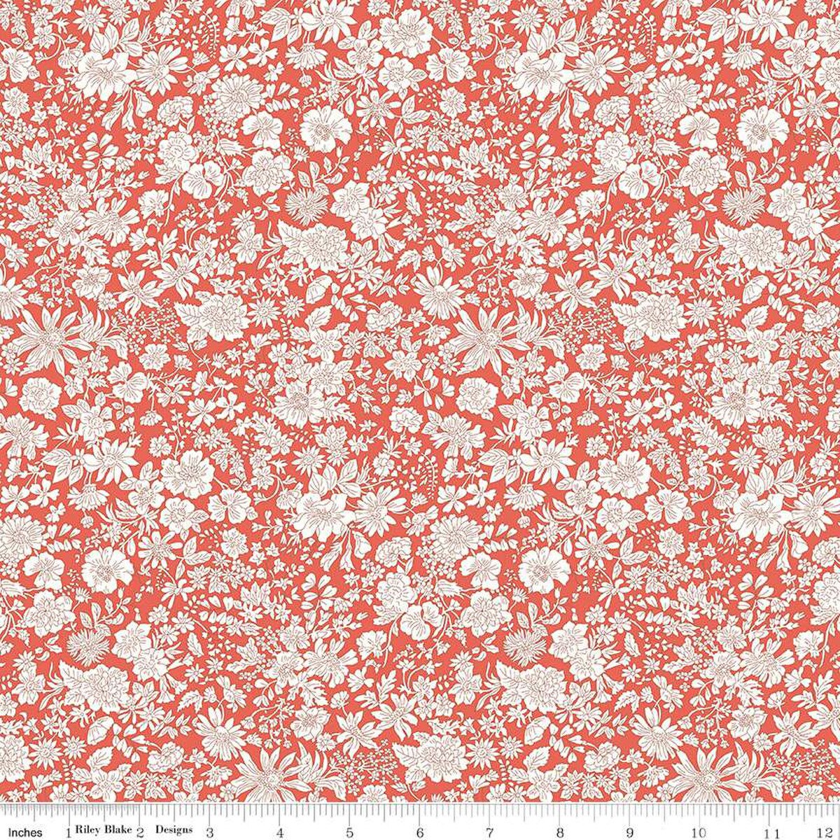 Emily Belle - Quilting Cotton - Paprika