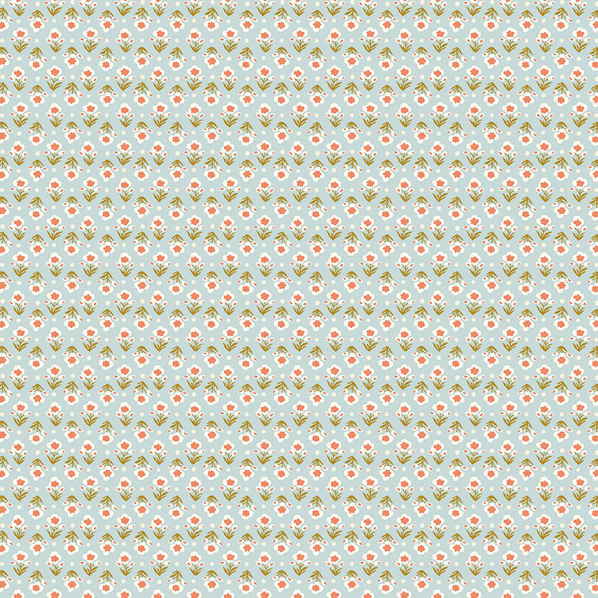 Botanist’s Walk – Quilting Cotton Fabric – Posy Breeze B – Green