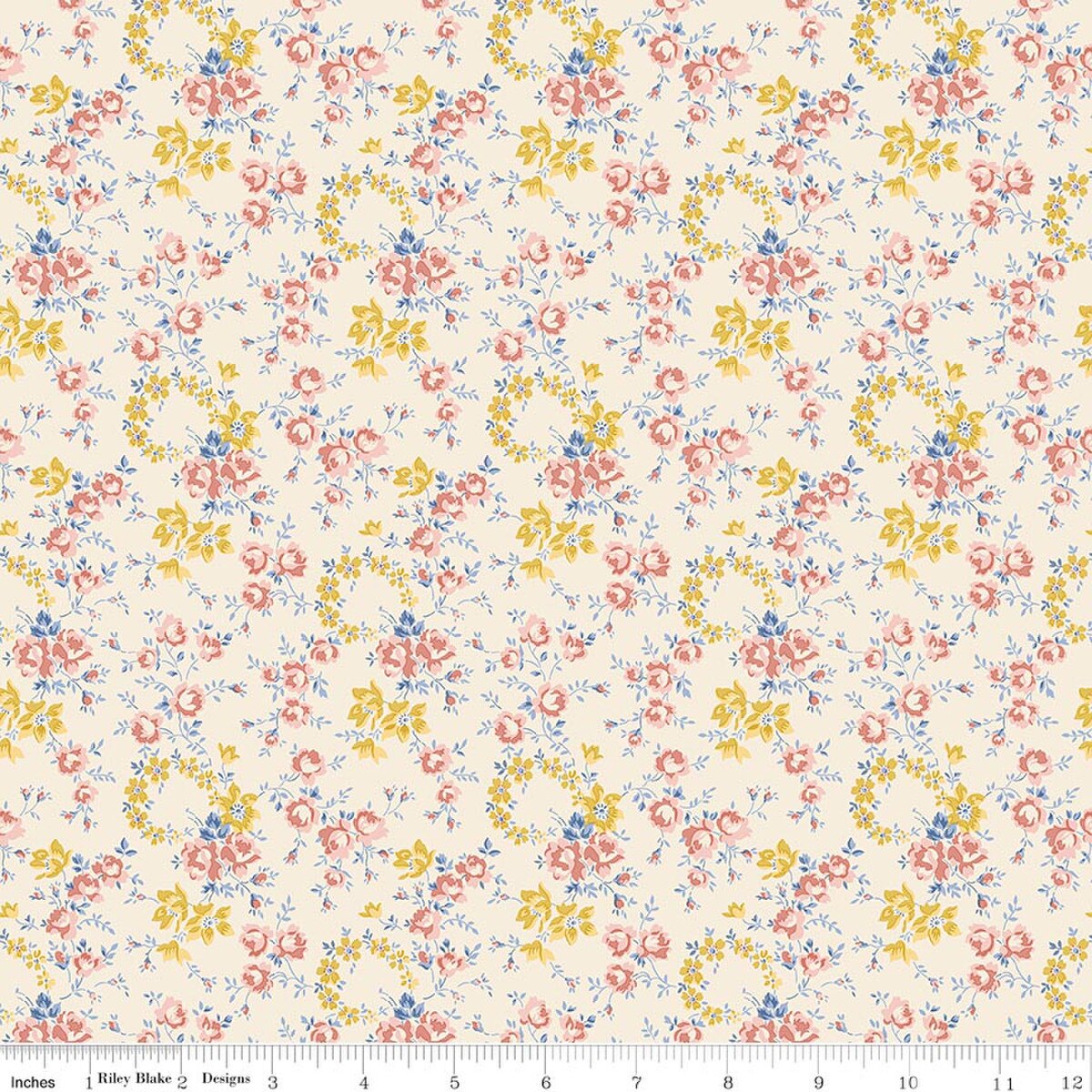 Palace Gardens - Quilting Cotton - Petal Crown - B