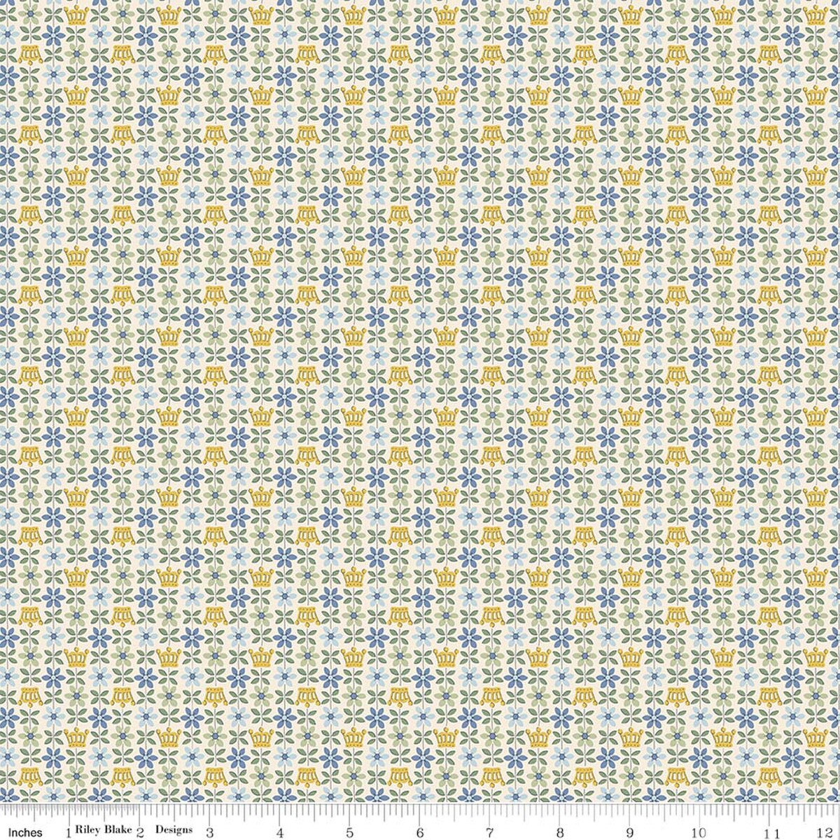 Palace Gardens - Quilting Cotton - Royal Posies - A