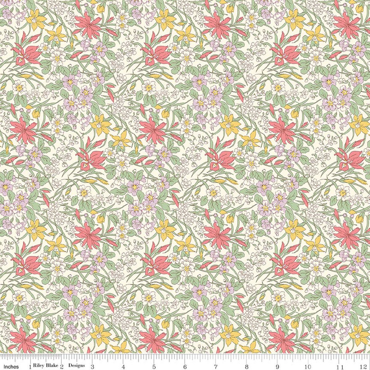 Everlasting - Liberty - Quilting Cotton Fabric - Ricardo - B