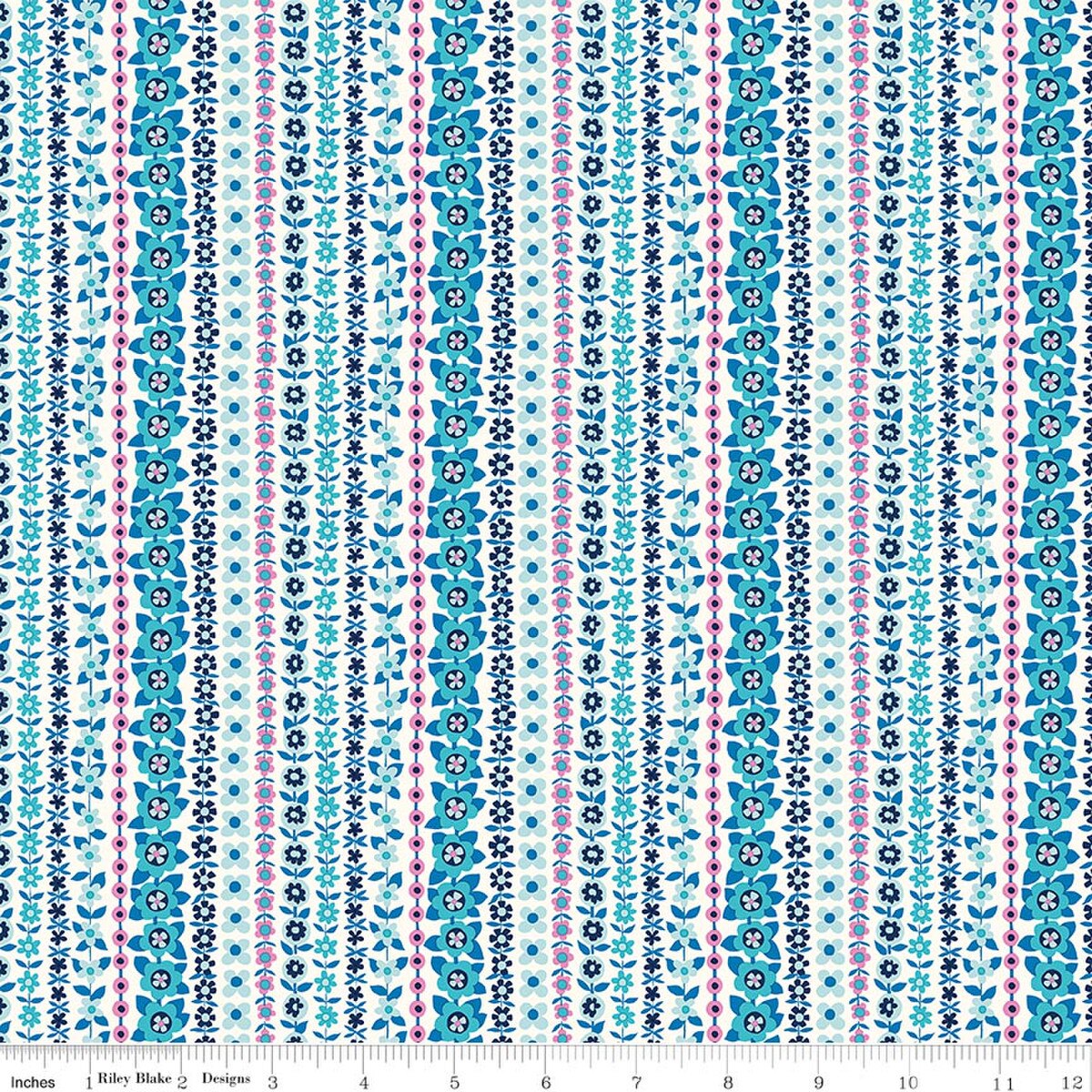 Everlasting - Liberty - Quilting Cotton Fabric - Soho Stripe - A