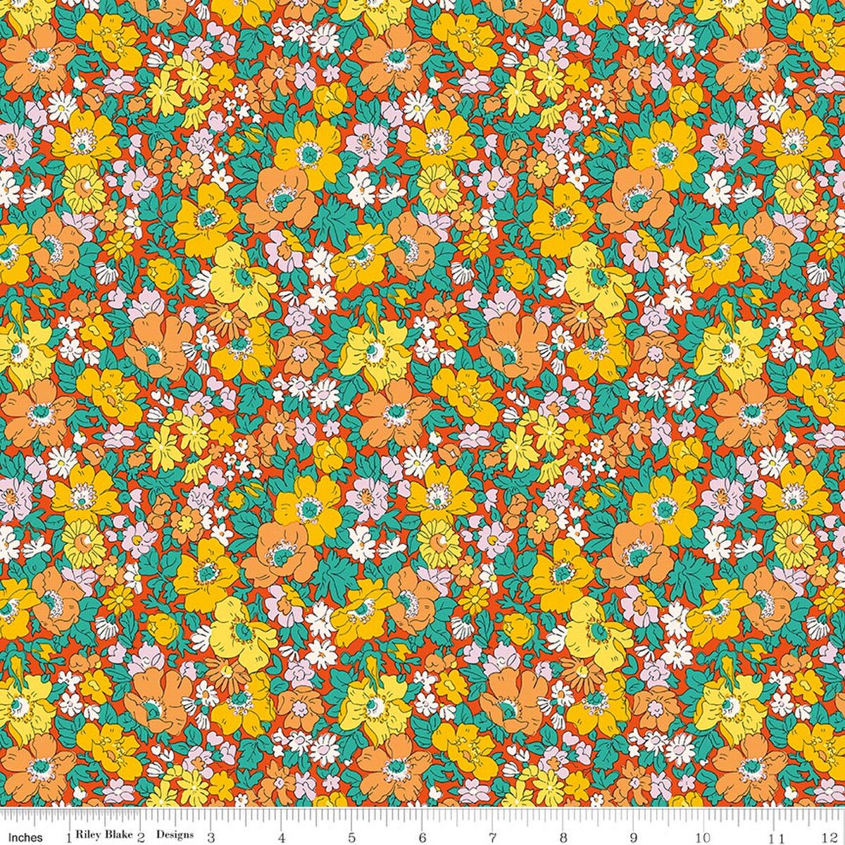 Everlasting - Liberty - Quilting Cotton Fabric - Cosmos Song - B