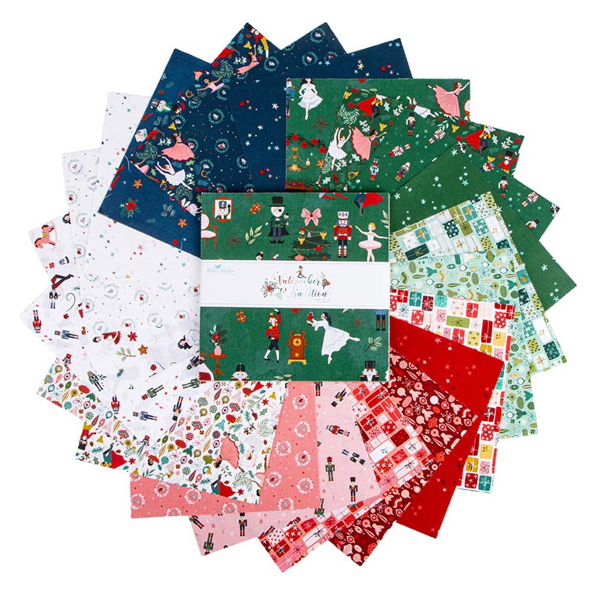 Nutcracker Tradition - Precut Quilting Cotton Fabric - 10" Stacker