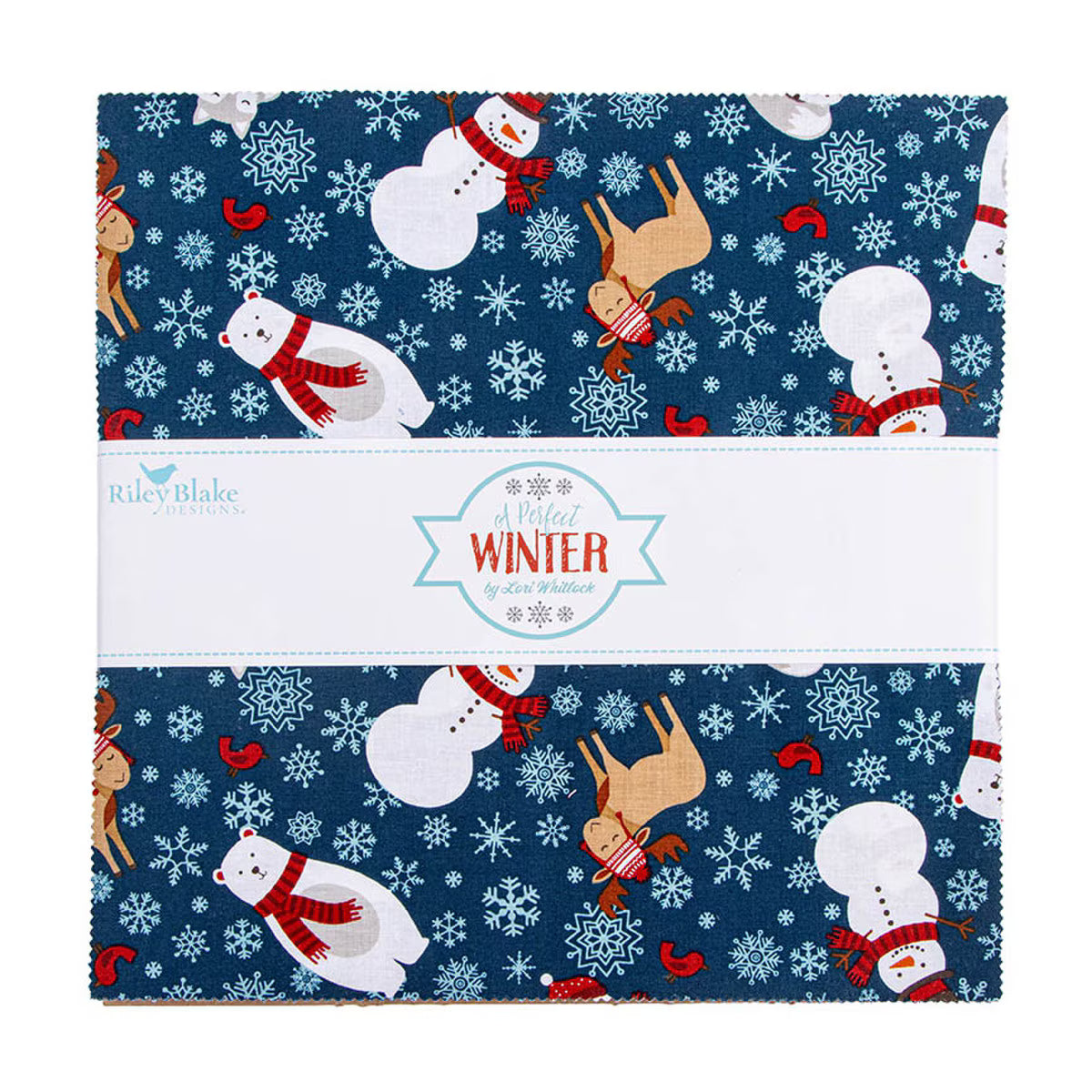 A Perfect Winter - Precut Quilting Cotton Fabric - 5" Stacker