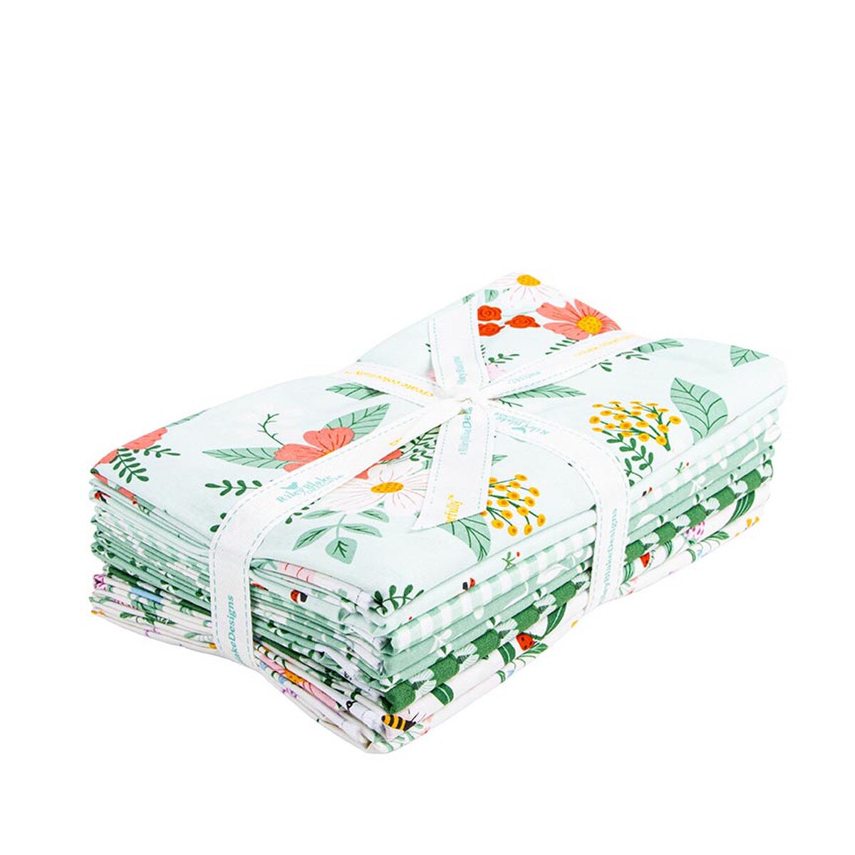 Meadow Moments - Quilting Cotton - 1-Yard Bundle - Mint