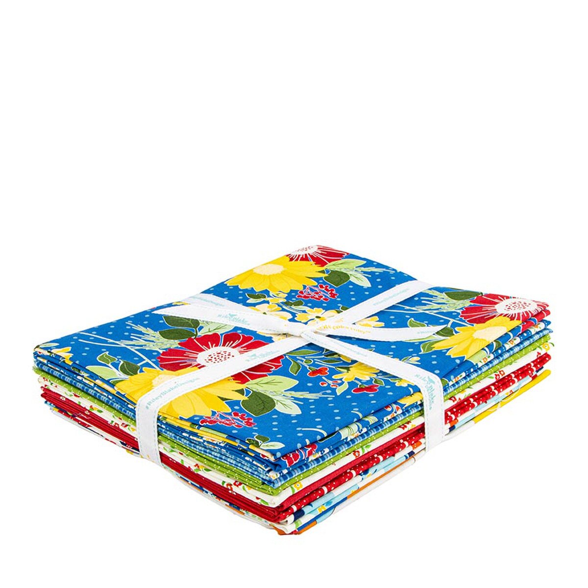 Summer's in Town - Precut Quilting Cotton - 1 Yard Bundle - Blue