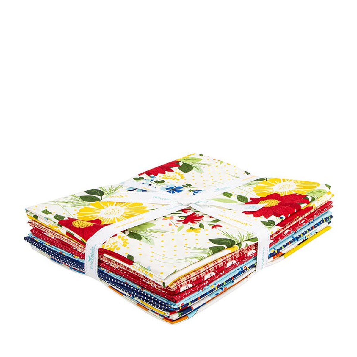 Summer's in Town - Precut Quilting Cotton - 1 Yard Bundle - Cream