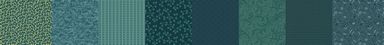 Patrick's Promise - Quilting Cotton Fabric - Strip-It 5 1/4" - Teal