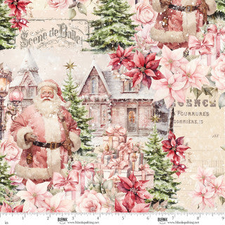 Christmas Magic - Quilting Cotton Fabric - Christmas Scenic - Ivory