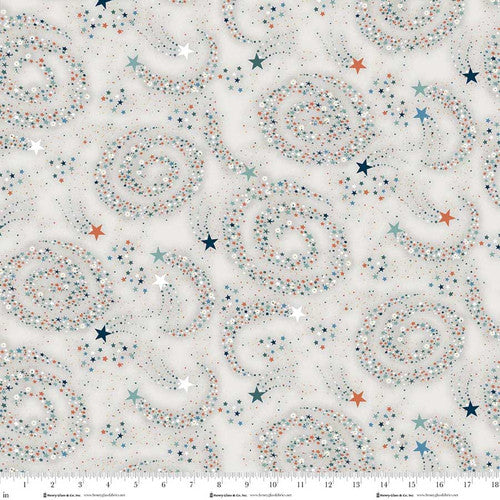 Milky Way - Quilting Cotton - Galaxy - Gray