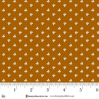 Love Struck - Quilting Cotton Fabric - Potted Tulips - Orange