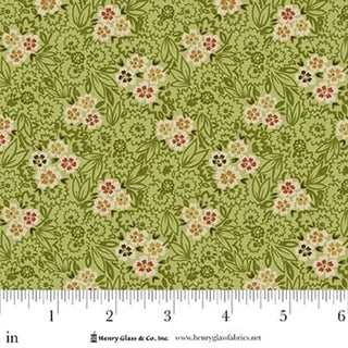 Love Struck - Quilting Cotton Fabric - Flower Cart - Green