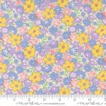 30's Playtime - Quilting Cotton Fabric - Perky Posies - Pastel