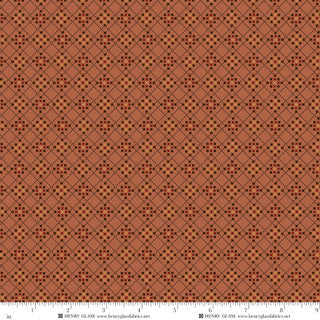 Harvest Thyme - Quilting Cotton Fabric - Terracotta