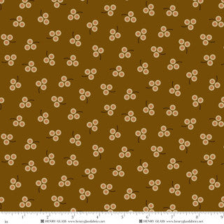 Harvest Thyme - Quilting Cotton Fabric - Pecan
