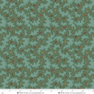 Harvest Thyme - Quilting Cotton Fabric - Sea Glass