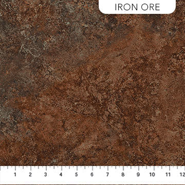Stonehenge Gradations - Quilting Cotton Fabric - Sienna Marble - Iron Ore