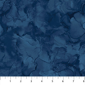 Mirage - Quilting Cotton Fabric - Navy