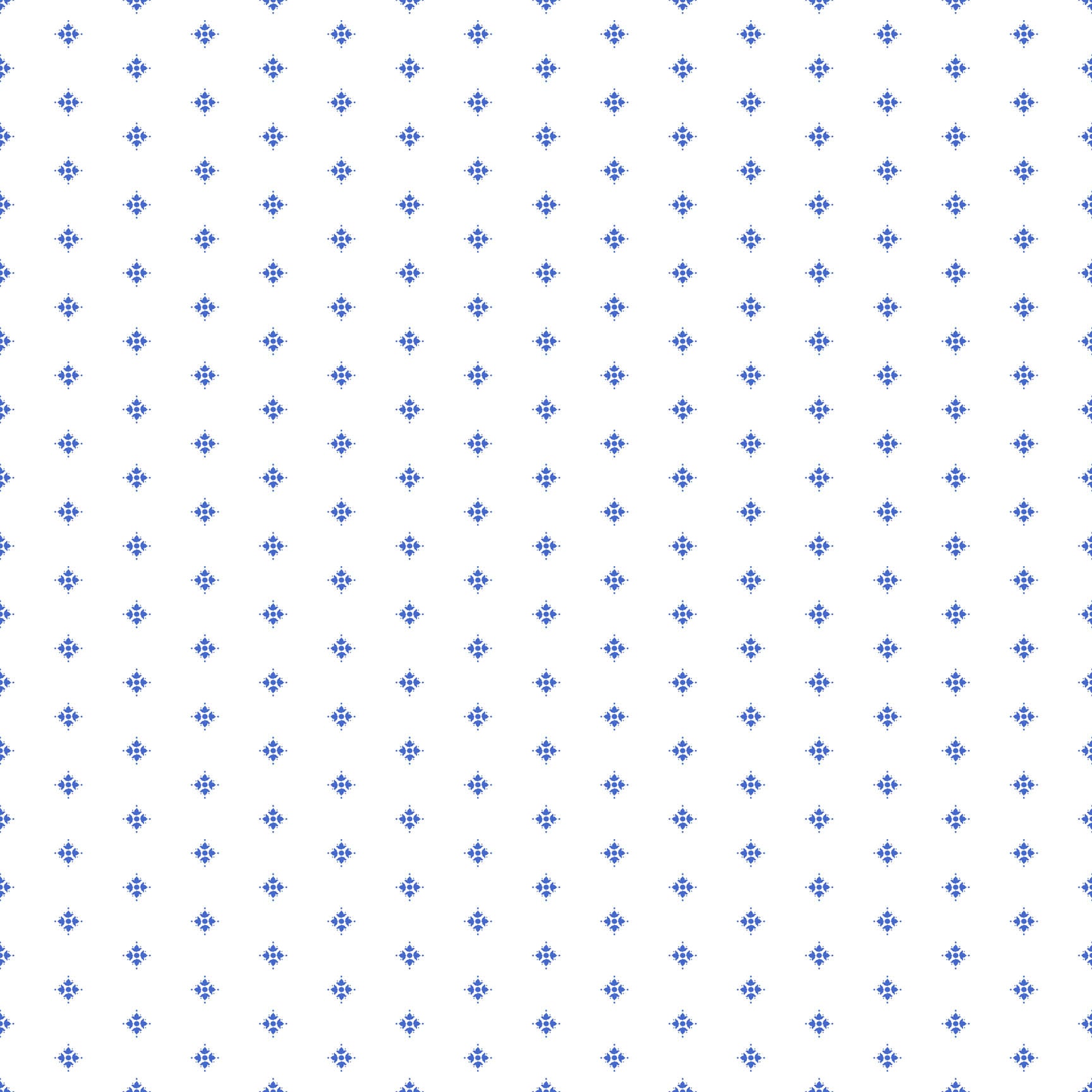 Delft Dynasty – Quilting Cotton Fabric – Mini Foulard – Blue