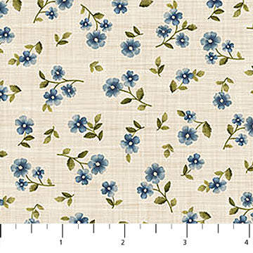 Farmhouse Sampler - Quilting Cotton - Floral Spot - Cream Multi