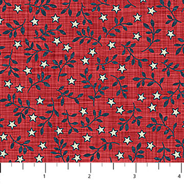 Farmhouse Sampler - Quilting Cotton - Star Blender - Red