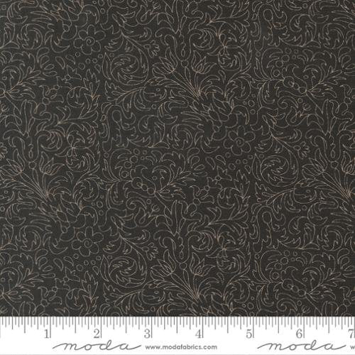 Posh - Quilting Cotton Fabric - Onyx Noir - Black