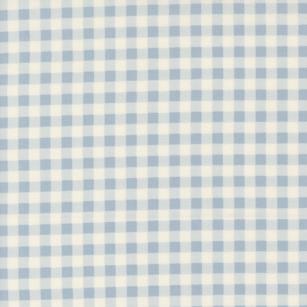 Cottage Charm - Quilting Cotton Fabric -  Gingham Checks and Plaids - Powder Blue