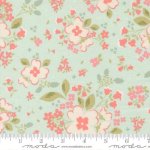 Sunbonnet - Quilting Cotton Fabric - Pretty Petals - Pale Blue