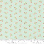 Sunbonnet - Quilting Cotton Fabric - Tossed Petals - Pale Blue
