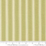 Sunbonnet - Quilting Cotton Fabric - Dotted Stripe - Pear