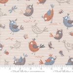 Chirp - Quilting Cotton Fabric - Friends - Cloud Cream
