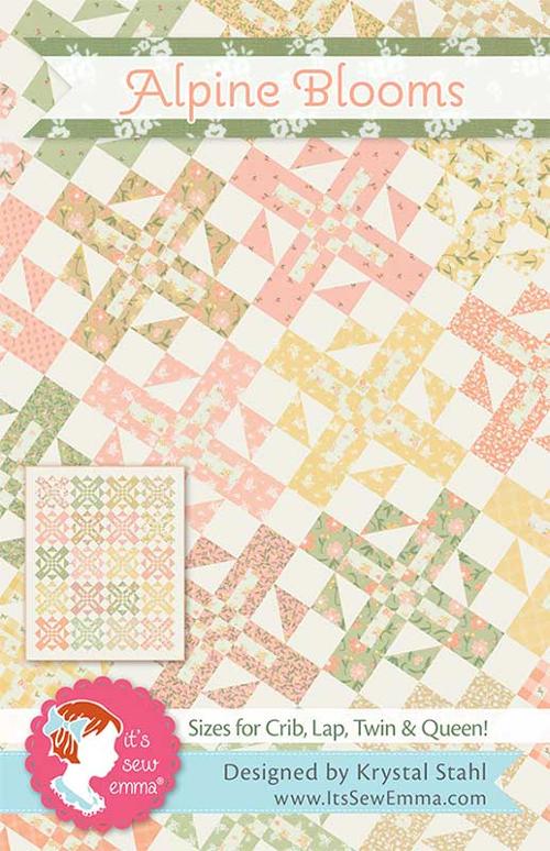 Quilt Pattern - Alpine Blooms - Fat Quarter Pattern