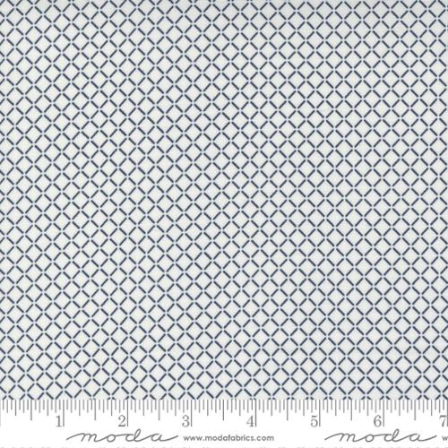 Nantucket Summer - Quilting Cotton Fabric - Sail Check Plaids - Cream Navy