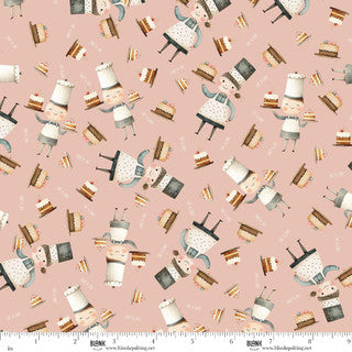 Nursery Rhyme Time - Quilting Cotton Fabric - Pat-a Cake - Pink