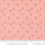 Wild Honey  - Quilting Cotton Fabric - Honeycomb - Carnation