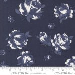 Summertime - Quilting Cotton Fabric - Summertime Rosie Florals - Navy
