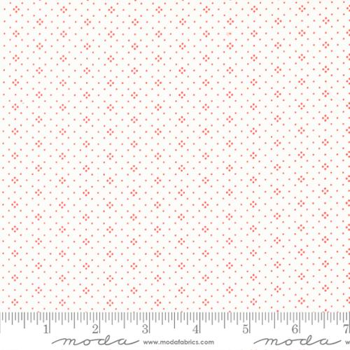 Eyelet - Quilting Fabric - Ivory Cherry