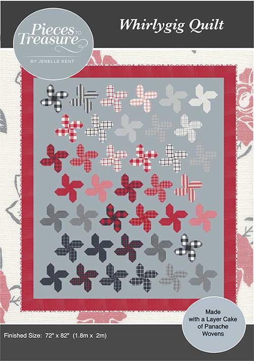 Quilt Pattern - Whirlygig - Layer Cake Pattern