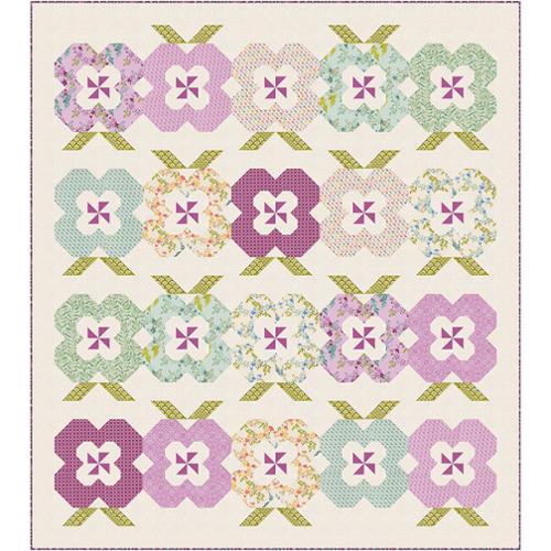 Quilt Pattern - Early Bloomers - Flower Quilt Pattern
