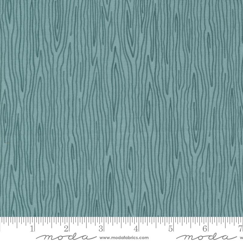Willows Farm - Quilting Cotton Fabric - Pond - Teal