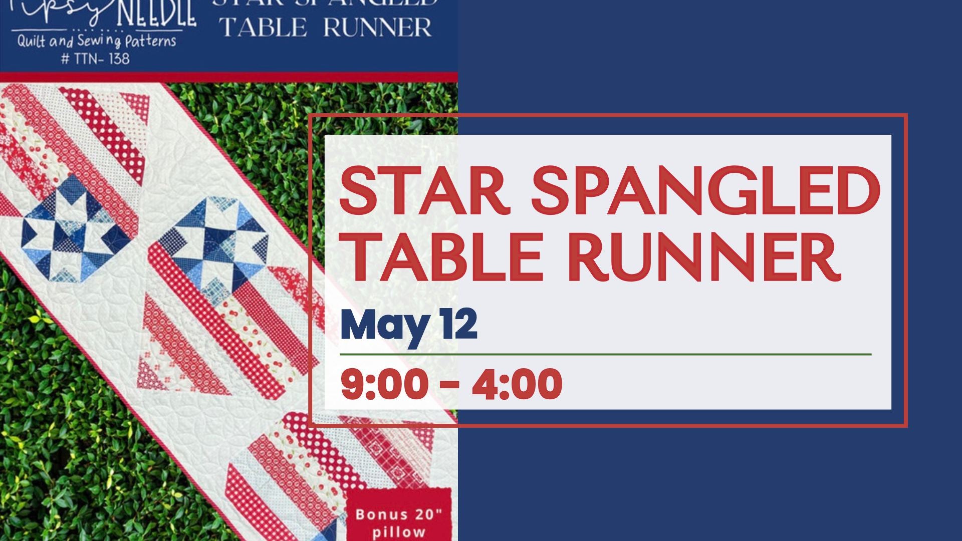 Star Spangled Table Runner
