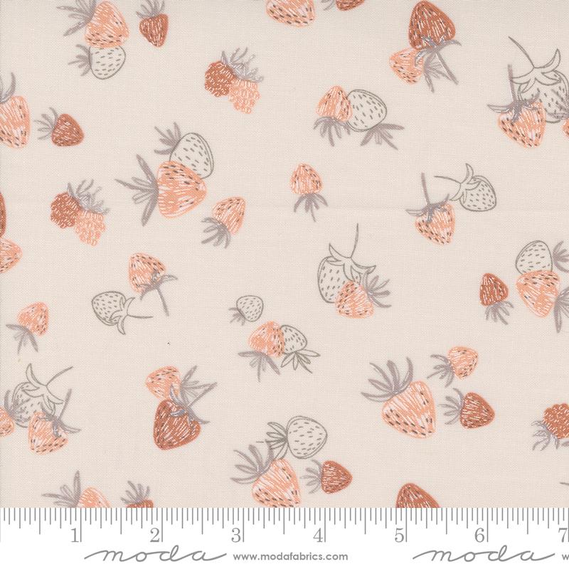 Chirp - Quilting Cotton Fabric - Sweet Memories - Cloud Cream